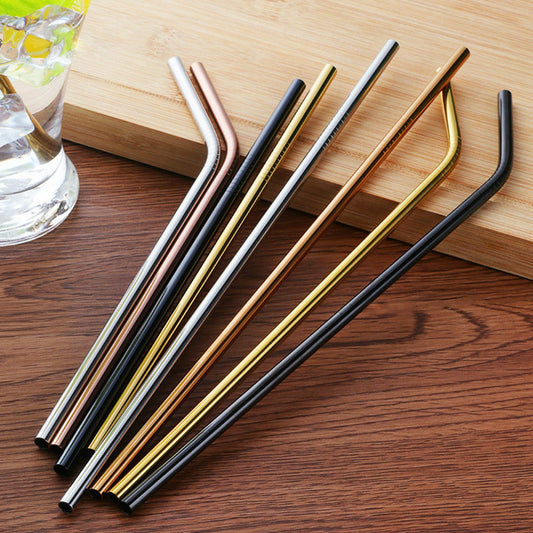 4 Pack Stainless Steel Metal Straw